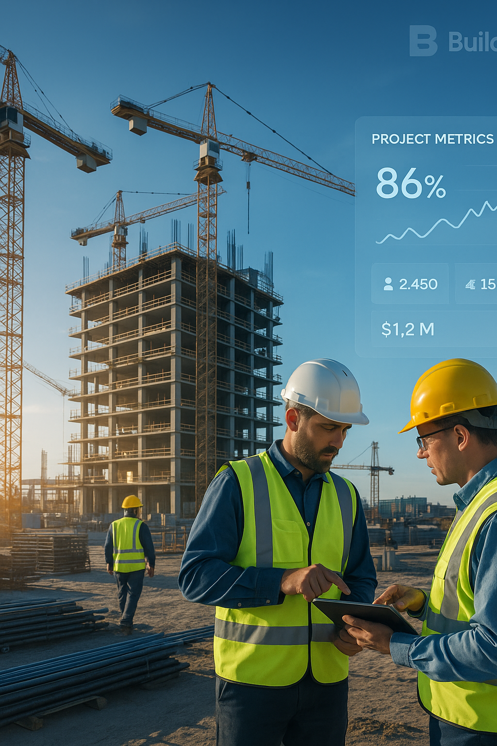 Construction team using TriCore Smartbuild